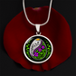 Easter Egg Necklace Purple