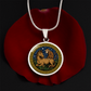 Monkey and Horse Necklace - Couples Chinese Zodiac Animal Pendant Jewelry