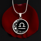 Libra Zodiac Pendant Necklace