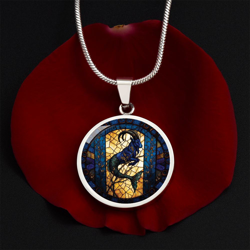 Capricorn Goat Necklace - Zodiac Pendant Jewelry