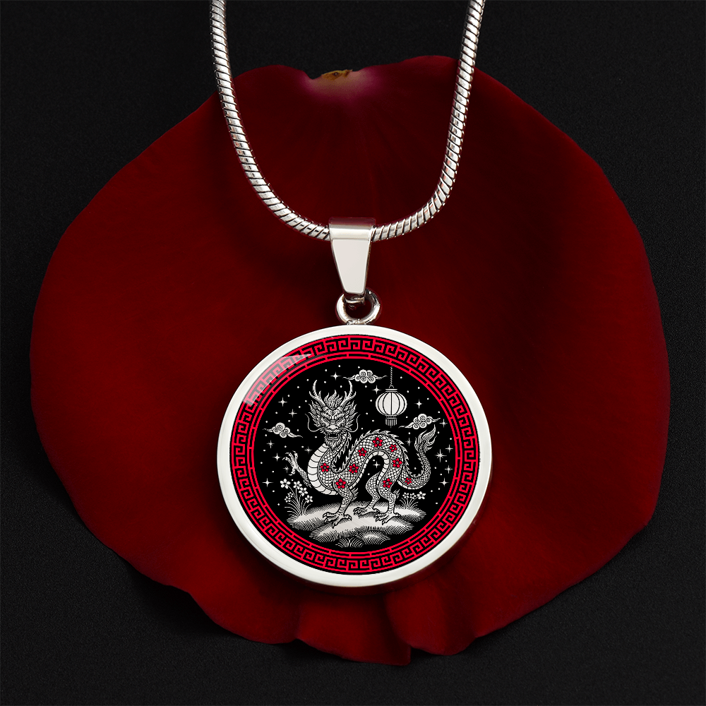 Dragon Necklace - Chinese Zodiac Charm Pendant