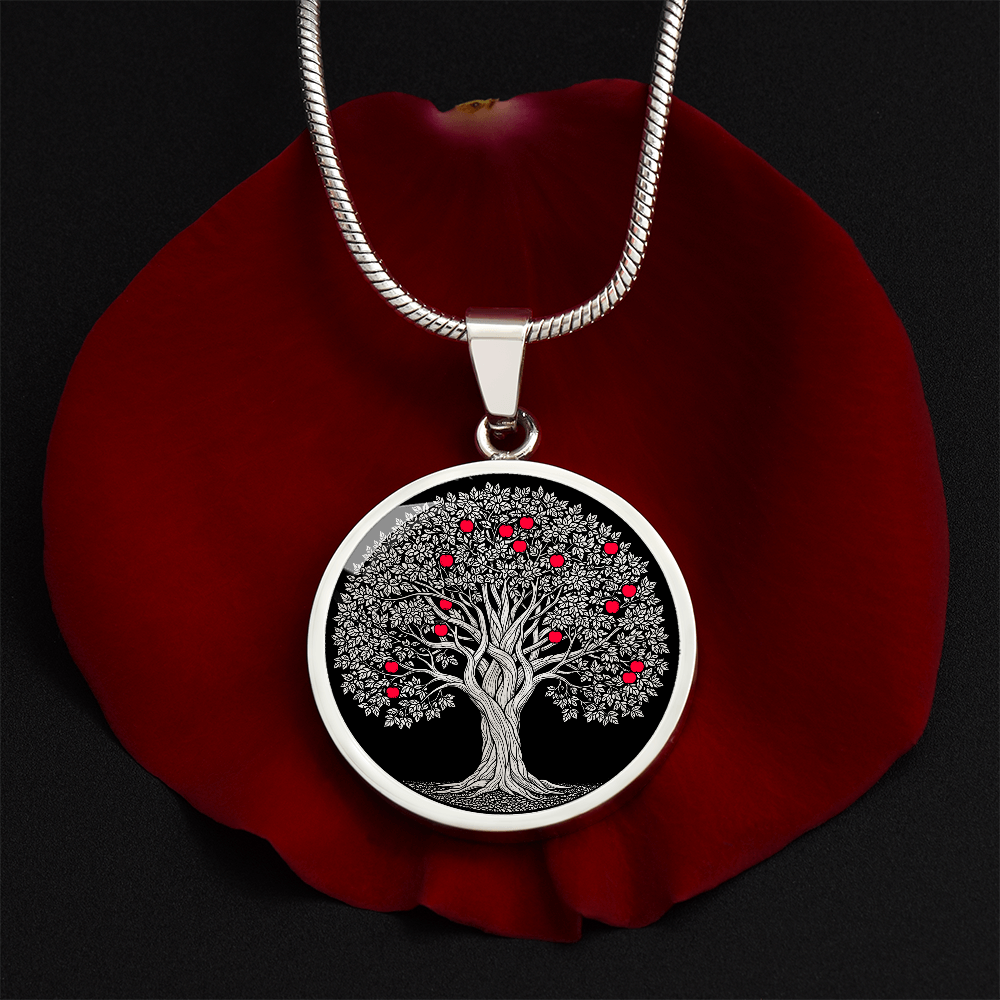 Apple Tree Necklace - Symbolic Jewelry