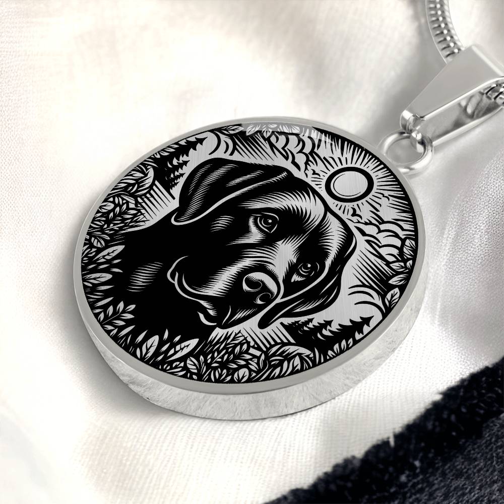 Engraved Dog Necklace