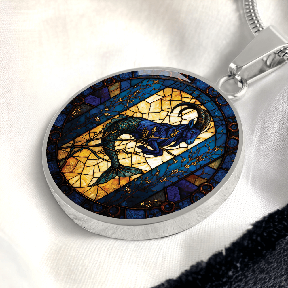 Capricorn Goat Necklace - Zodiac Pendant Jewelry