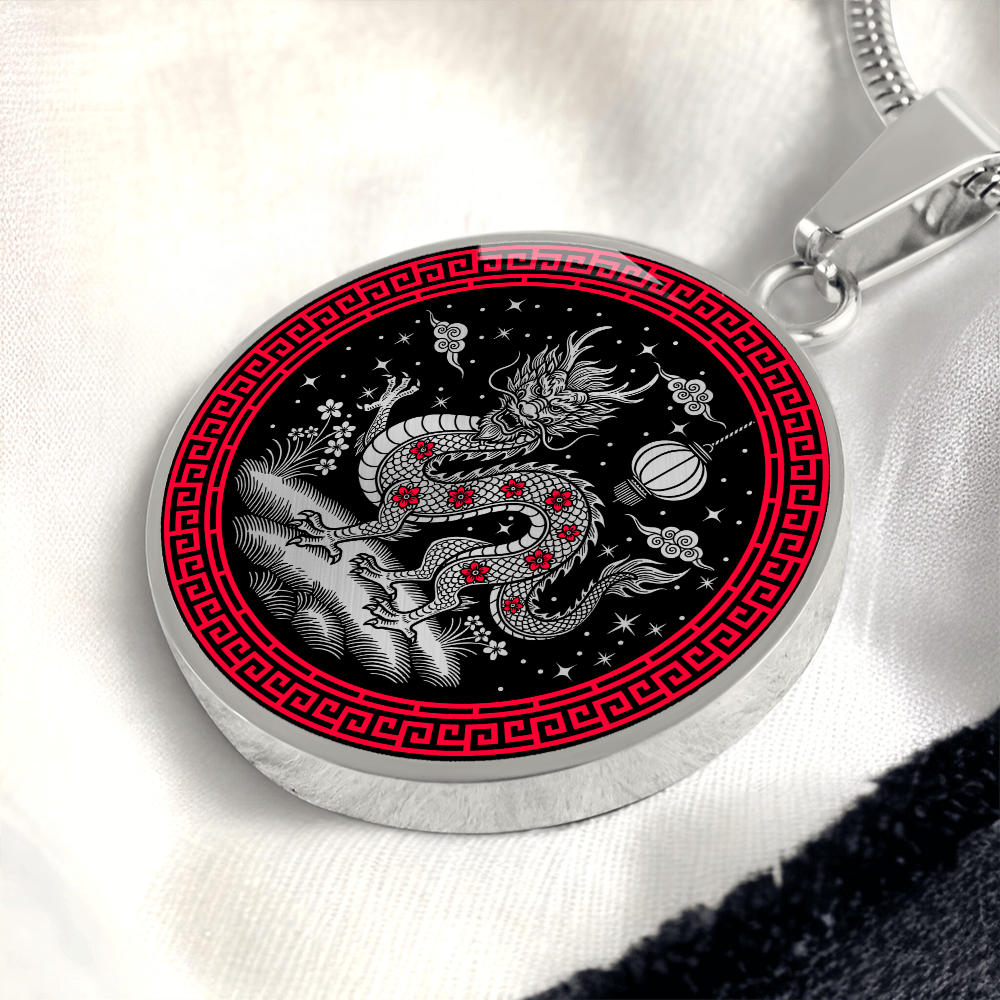 Dragon Necklace - Chinese Zodiac Charm Pendant