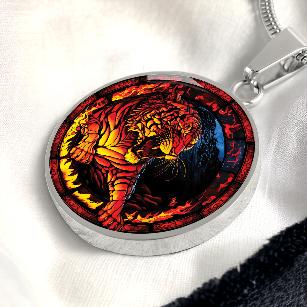 Fire Tiger Necklace