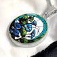 Blue Morning Glory Necklace