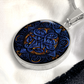 Blue Celtic Knot Necklace - Romantic Pendant Jewelry