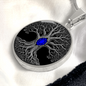 Oak Tree Necklace - September Birthstone Designed Jewelry