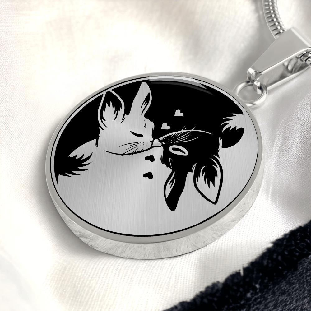 Yin Yang Rabbit Necklace