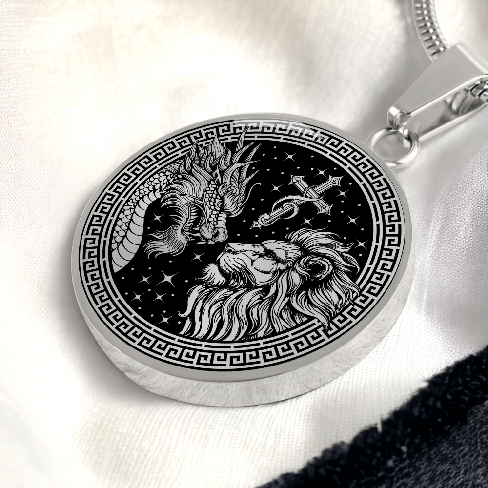 Dragon and Lion Necklace