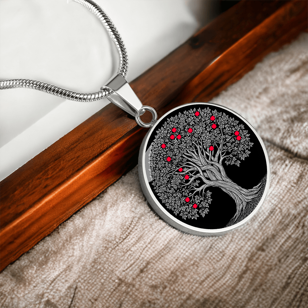 Apple Tree Necklace - Symbolic Jewelry