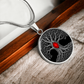 Tree of Life Necklace - Red Birthstone Design