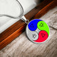 Stainless Steel 4 Elements Necklace