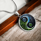 Nature & Circuit Yin Yang Pendant Necklace