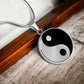 Silver Pendant Yin Yang Necklace
