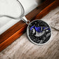 Blue Jay Necklace