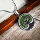 Yggdrasil Tree of Life Necklace is The Perfect Gift for Family Growth & Connection. Engraved Personalized Gold Plated Tree of Life Pendant.