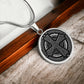 Celtic Cross Necklace, Engraved Celtic Jewelry, Personalized Cross Pendant Necklace