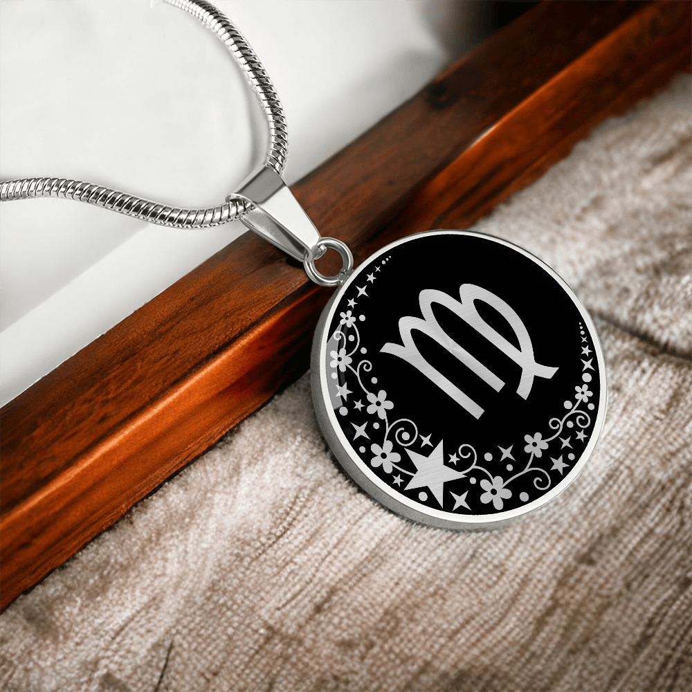 Virgo Zodiac Pendant Necklace