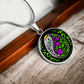 Easter Egg Necklace Purple