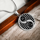 Pisces & Capricorn Necklace, Yin Yang Couples Zodiac Jewelry