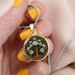 Celtic Tree of Life Pendant Necklace - Hawthorn May Birth Flower Jewelry