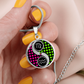 Virgo & Aquarius Necklace - Couples Zodiac Yin Yang Pendant Jewelry
