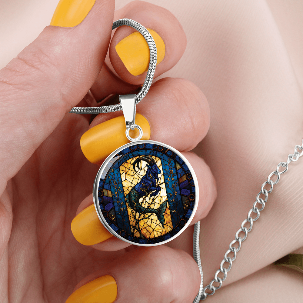 Capricorn Goat Necklace - Zodiac Pendant Jewelry