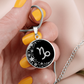 Capricorn Zodiac Necklace