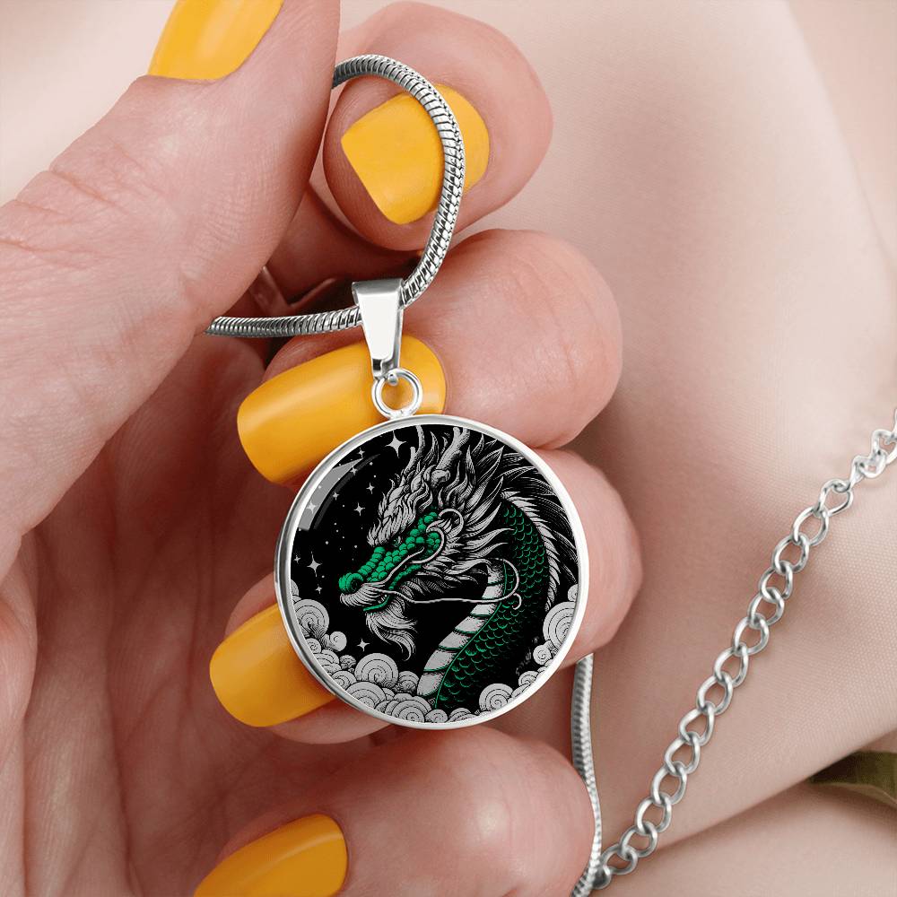 Jade Dragon Necklace