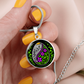 Easter Egg Necklace Purple