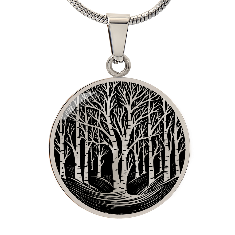 Birch Tree Necklace