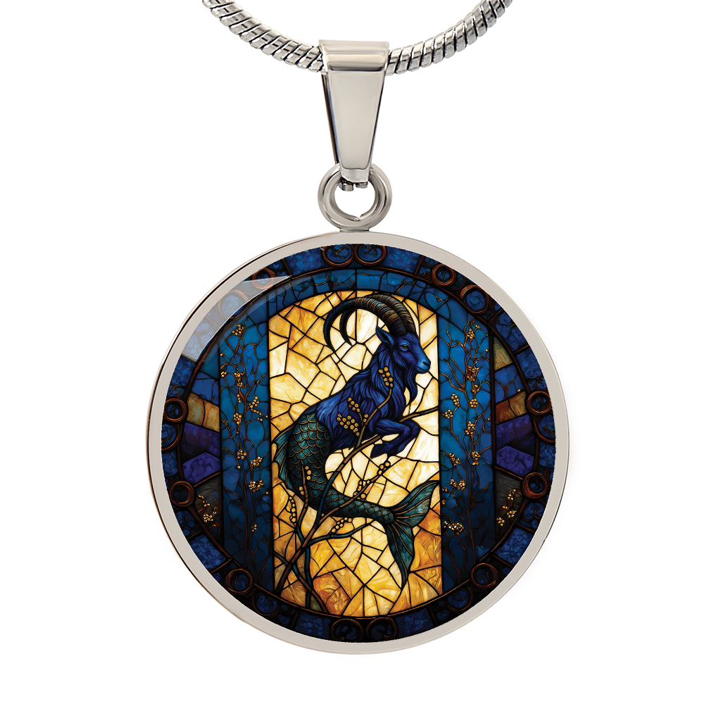 Capricorn Goat Necklace - Zodiac Pendant Jewelry