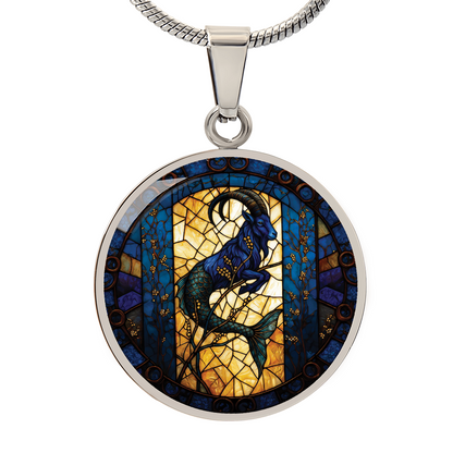 Capricorn Goat Necklace - Zodiac Pendant Jewelry