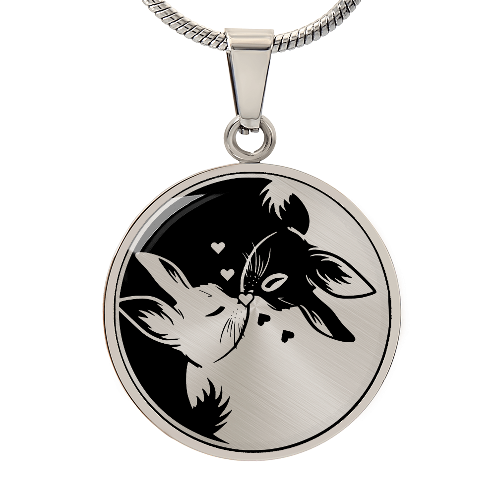 Yin Yang Rabbit Necklace