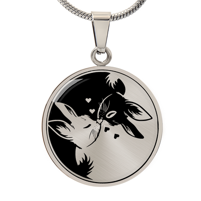 Yin Yang Rabbit Necklace