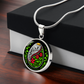 Easter Egg Necklace Red