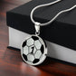 Soccer Necklace Gold - Silver Soccer Ball Pendant - Football Necklace For Mom or Dad - Soccer Jewelry For Girl & Boy - Soccer Charm Necklace