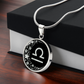 Libra Zodiac Pendant Necklace