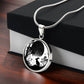 Moon and Rabbit Necklace