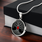Tree of Life Necklace - Red Birthstone Design