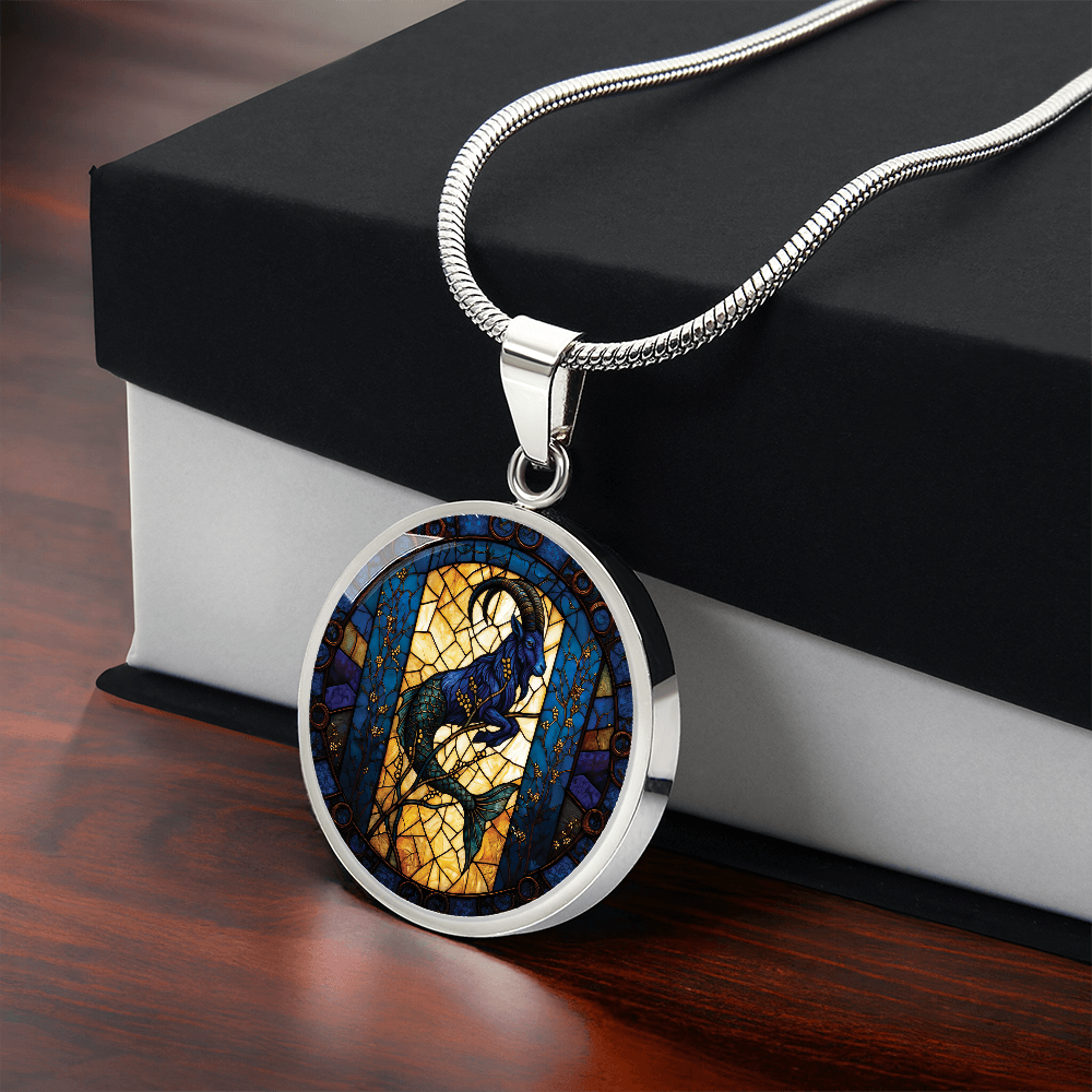 Capricorn Goat Necklace - Zodiac Pendant Jewelry