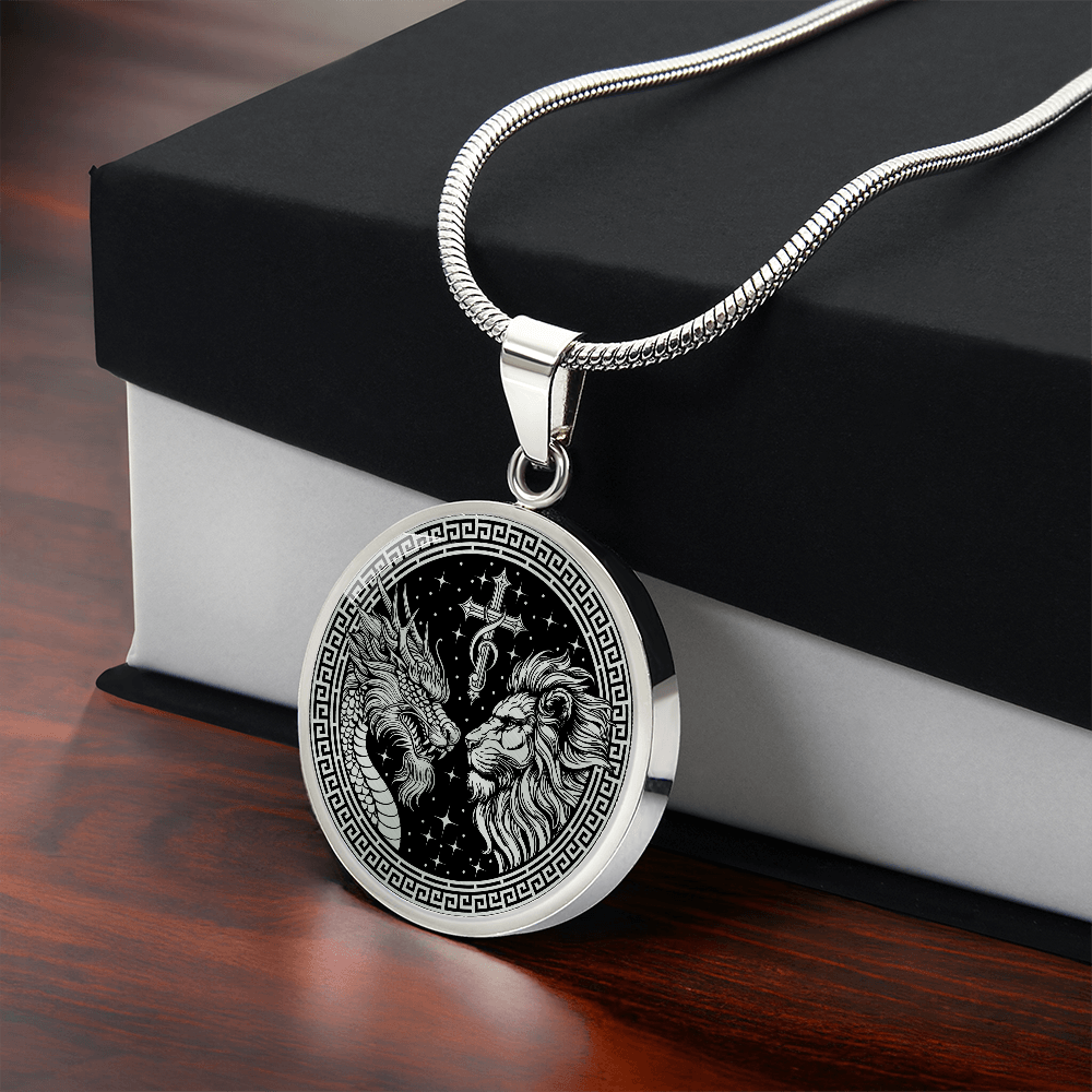 Dragon and Lion Necklace