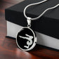Retro Gymnastics Necklace Gymnast Pendant