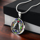 Silver Pendant Mini Christmas Tree Necklace with gift box