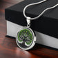 Yggdrasil Tree of Life Necklace is The Perfect Gift for Family Growth & Connection. Engraved Personalized Gold Plated Tree of Life Pendant.