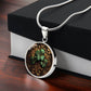 Four Leaf Clover Necklace, Personalized Shamrock Pendant, Good Luck Charm St Patricks Day Jewelry, 18K Gold Bangle Lucky Charm Gift For Her