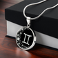 Gemini Zodiac Pendant Necklace