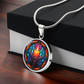 Advent Candle Necklace - Christian Pendant Jewelry